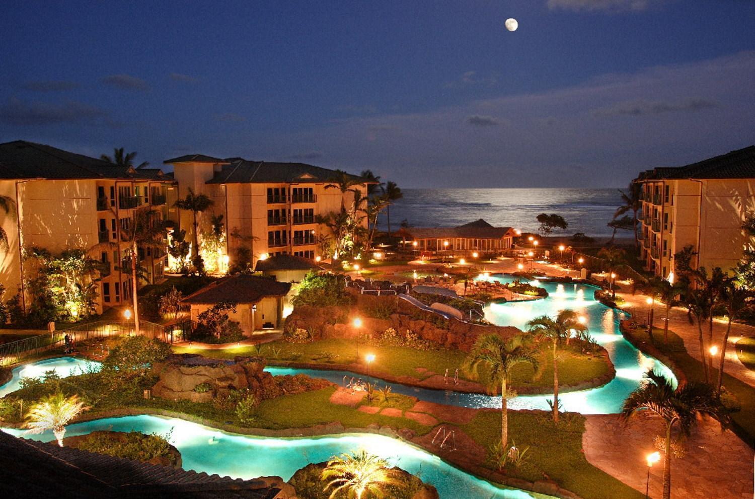 Waipouli Beach Resort Beautiful Luxury Ground Level Garden View Ac Pool! Kapa'a Eksteriør bilde